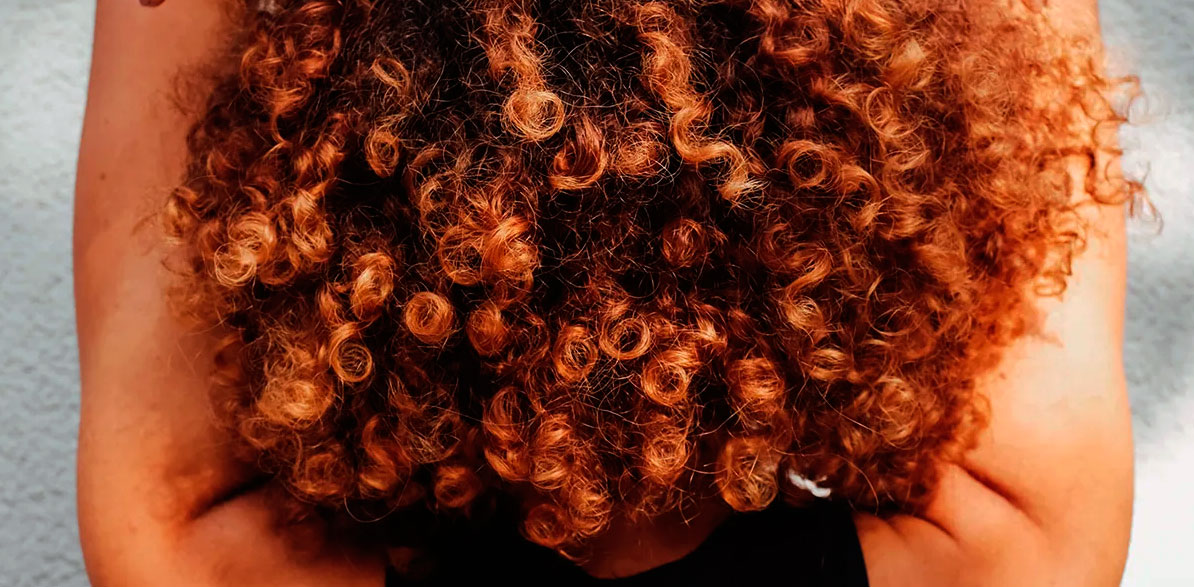wavy curly hair